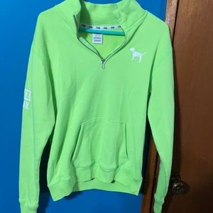 PINK quarter zip shirt